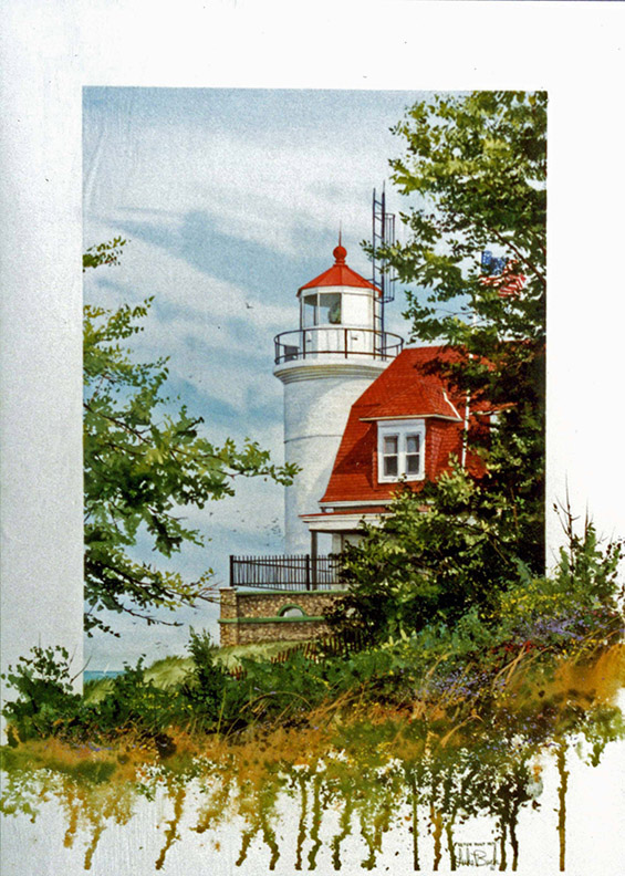 LB – Lighthouse – Point Betsi Michigan © Luke Buck
