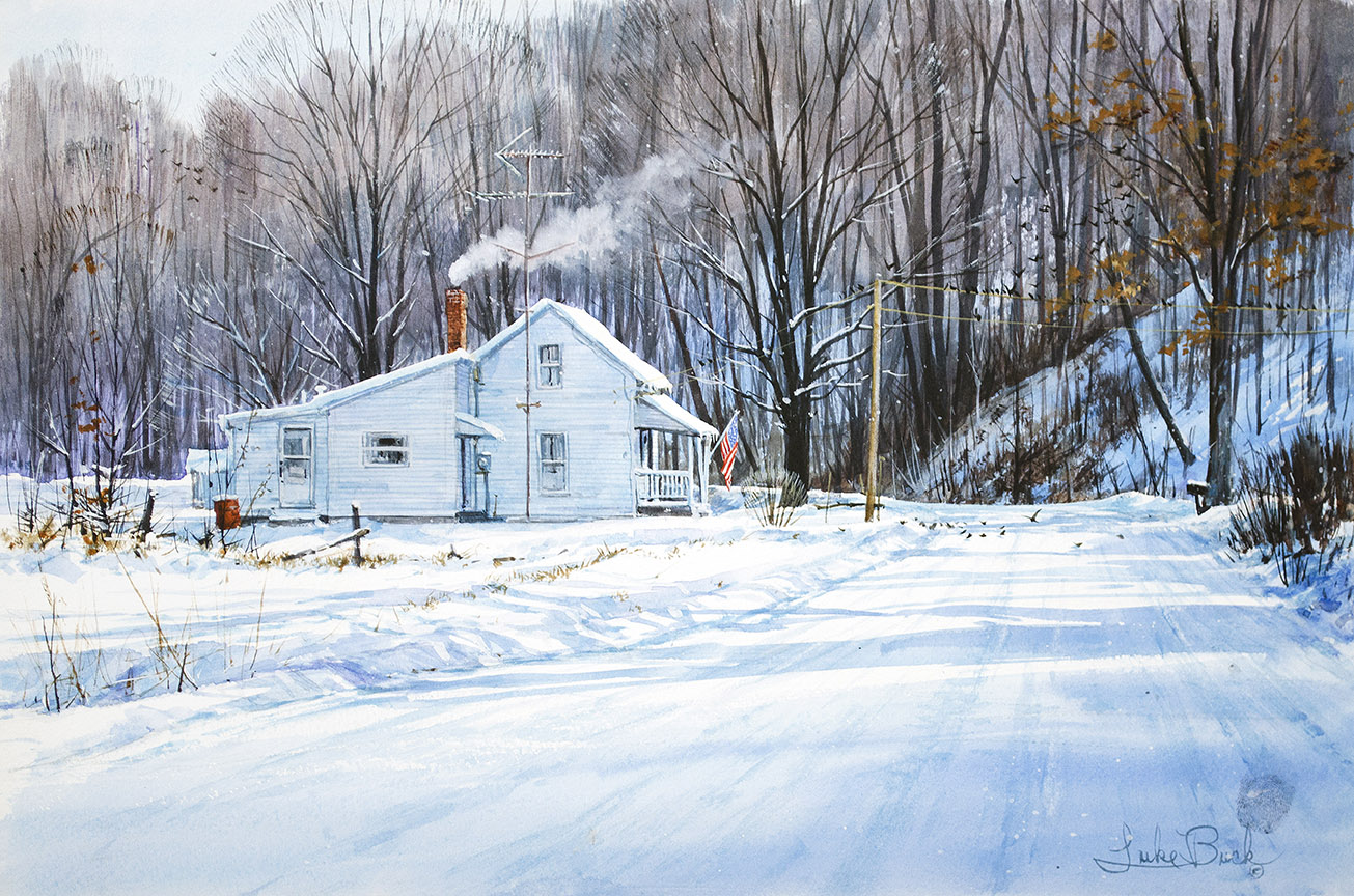 LB – Rural America – A Nice Winter Day 1204 © Luke Buck