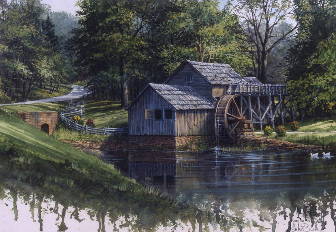 LB – Rural America – Blue Ridge Summer – Mabry Mill 0206 C © Luke Buck