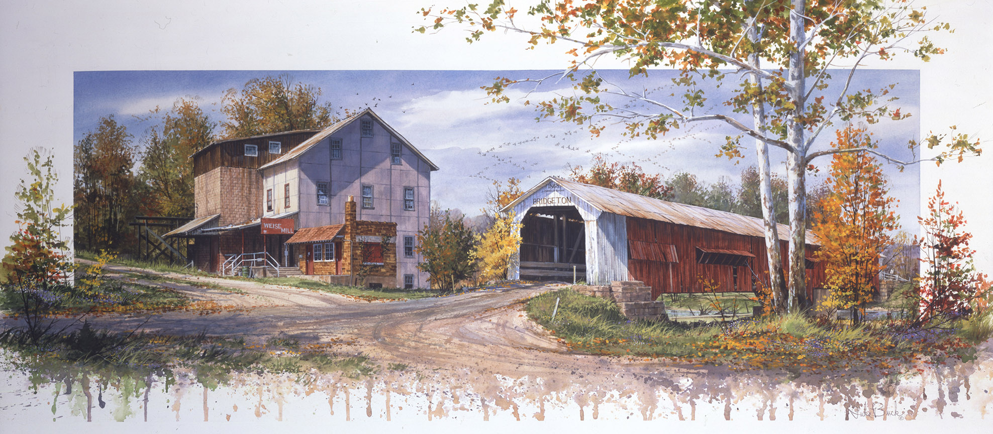 LB – Rural America – Bridgeton Weise Mill © Luke Buck