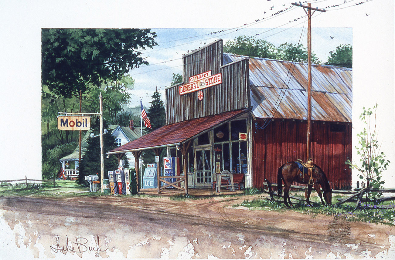 LB – Rural America – Cataract General Store – Summer 9908 © Luke Buck