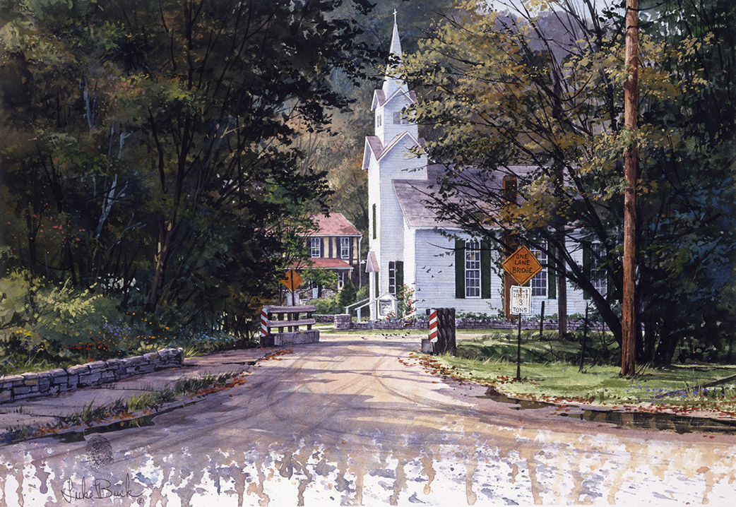 LB – Rural America – Elsah Church C © Luke Buck
