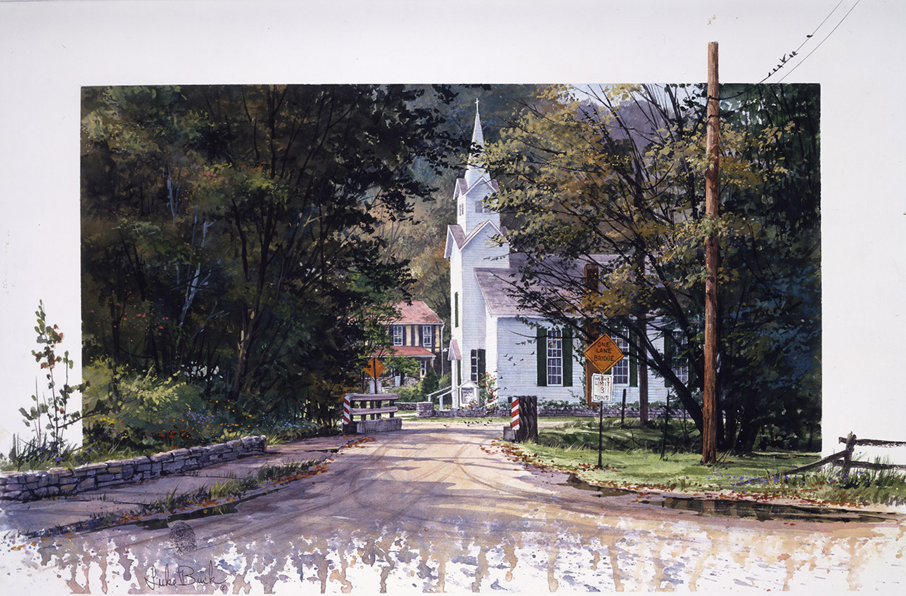 LB – Rural America – Elsah Church © Luke Buck