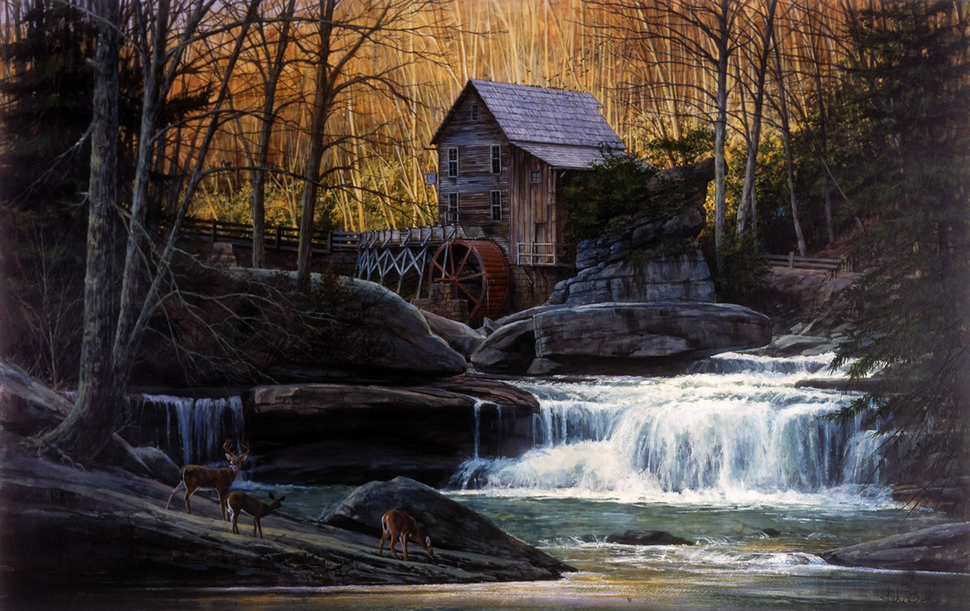LB – Rural America – Glade Creek Grist Mill © Luke Buck