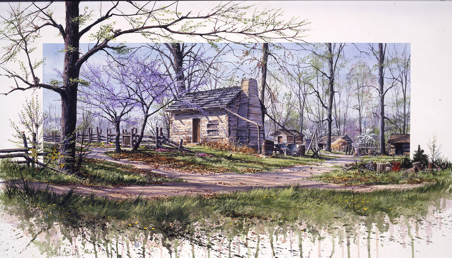 LB – Rural America – Hoosier Heritage – Abe Lincoln’s Home 9897 © Luke Buck