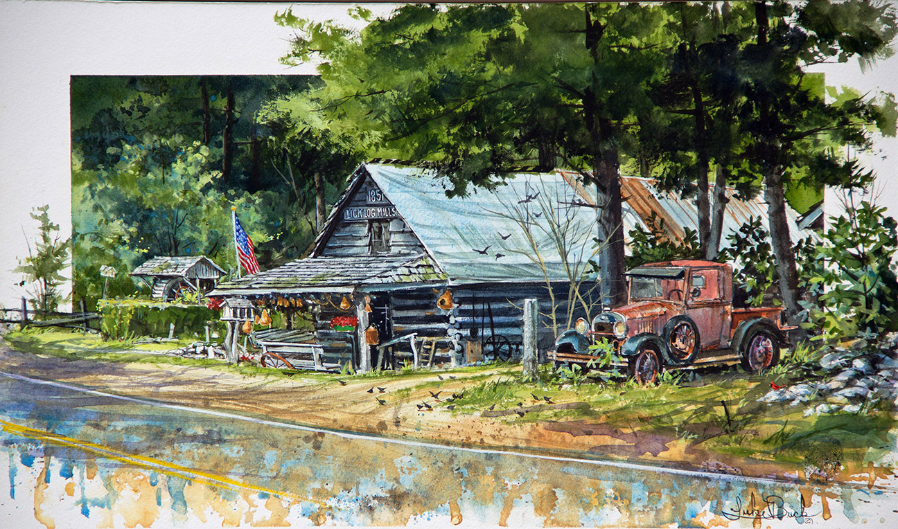 LB – Rural America – Log Lick Mill Store 1527 © Luke Buck