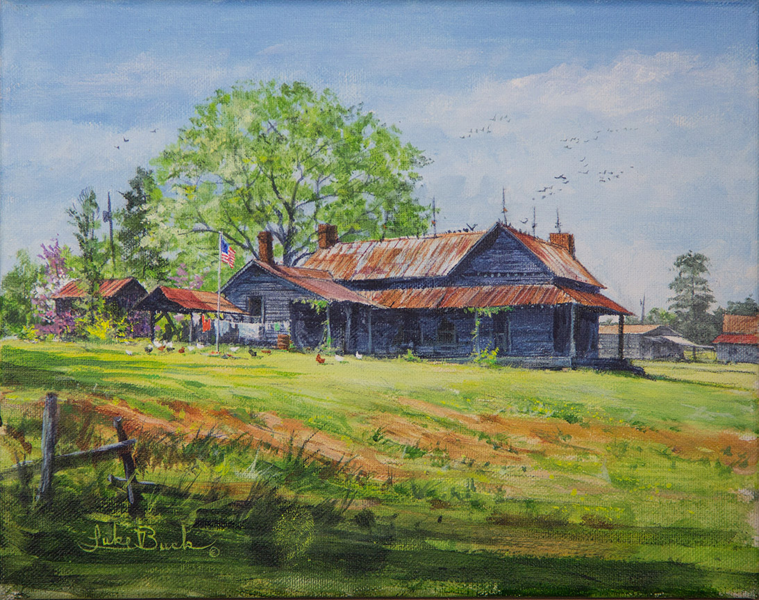 LB – Rural America – North Carolina Homestead 1726 © Luke Buck