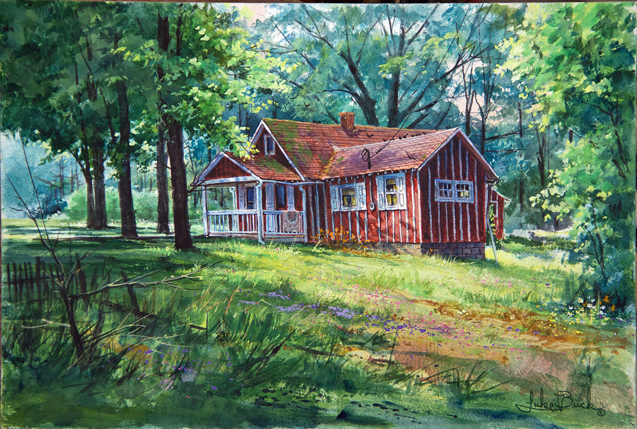 LB – Rural America – Old Aunt Georgia’s Cabin 1523 © Luke Buck