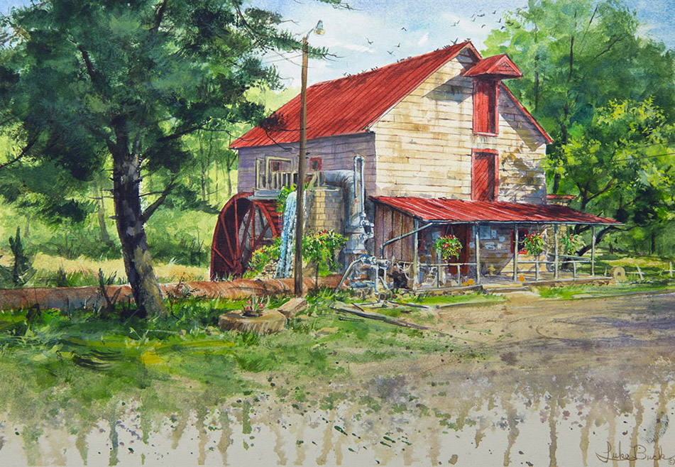 LB – Rural America – Old Mill Of Guilford, Oak Ridge NC 1625 C © Luke Buck