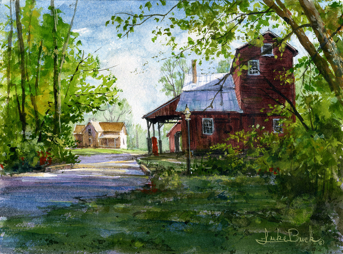 LB – Rural America – Red Mills Shady Lane 1604 © Luke Buck