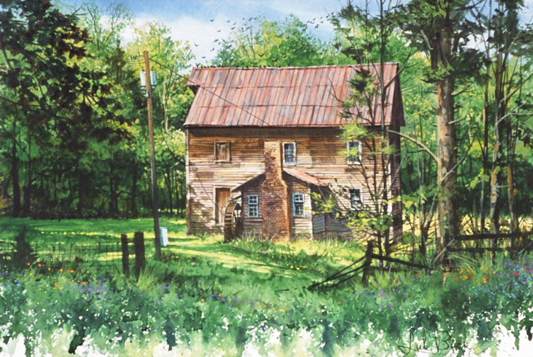 LB – Rural America – Retired Mill, NC C © Luke Buck