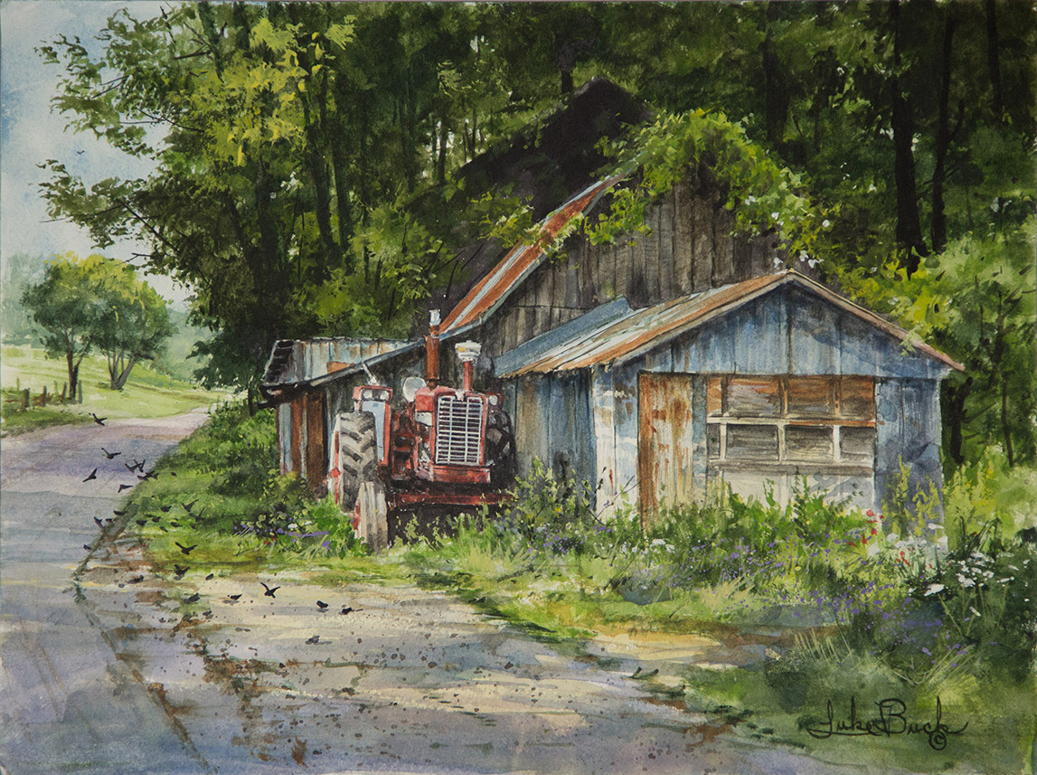 LB – Rural America – Retired Tractor 1834 © Luke Buck