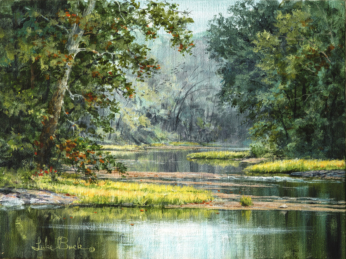 LB – Rural America – River Morning 0625 © Luke Buck