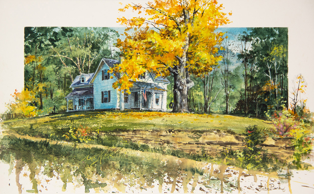 LB – Rural America – The House on the Hill 2111 © Luke Buck