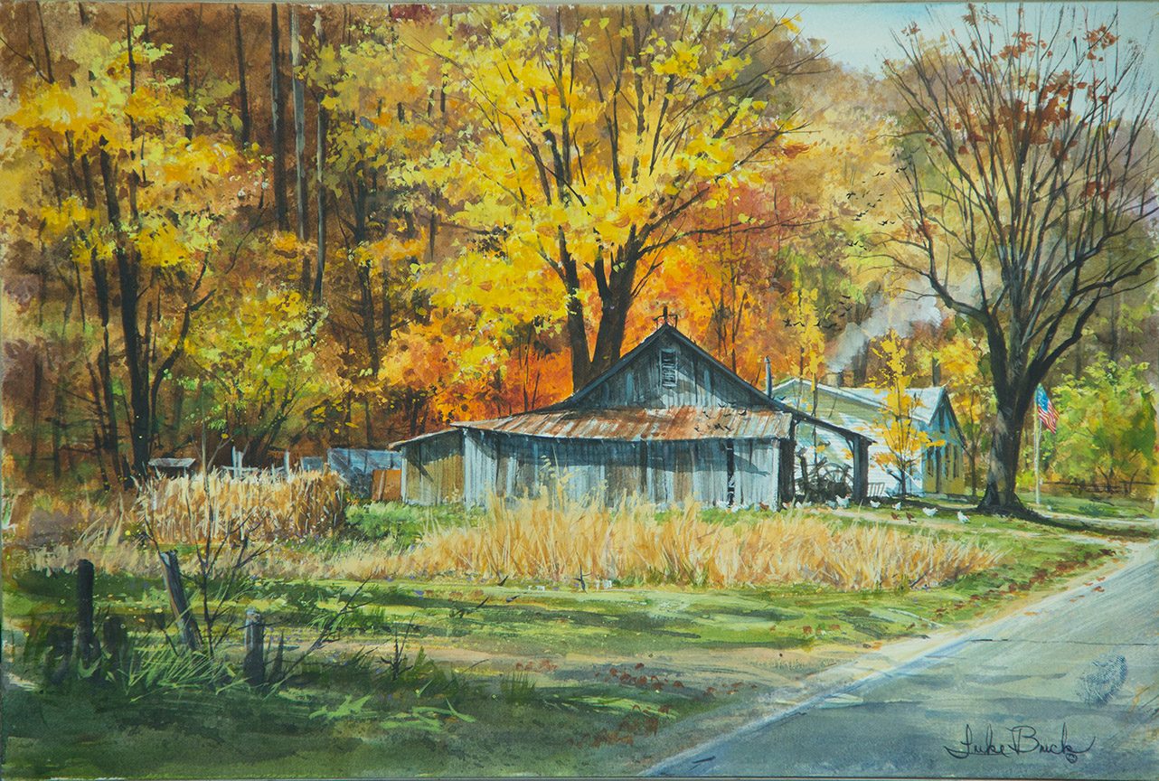 LB – Rural America – Valley Branch Rd. Farm in Fall 1530 © Luke Buck