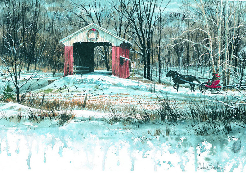 LB – Rural America – Winter Crossing C © Luke Buck