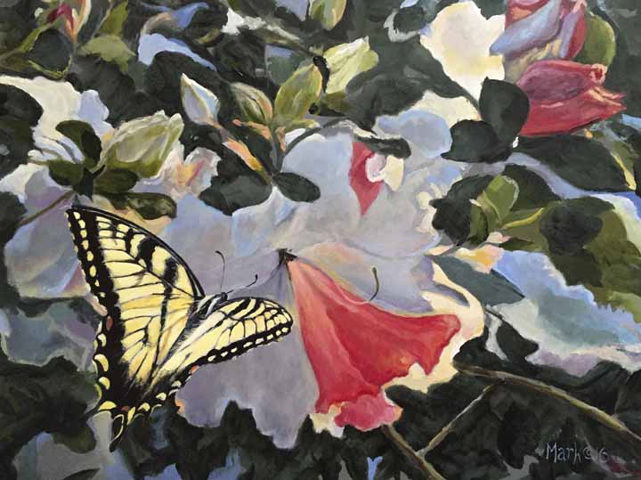 LMF – Azalia and Butterfly © Laura Mark-Finberg