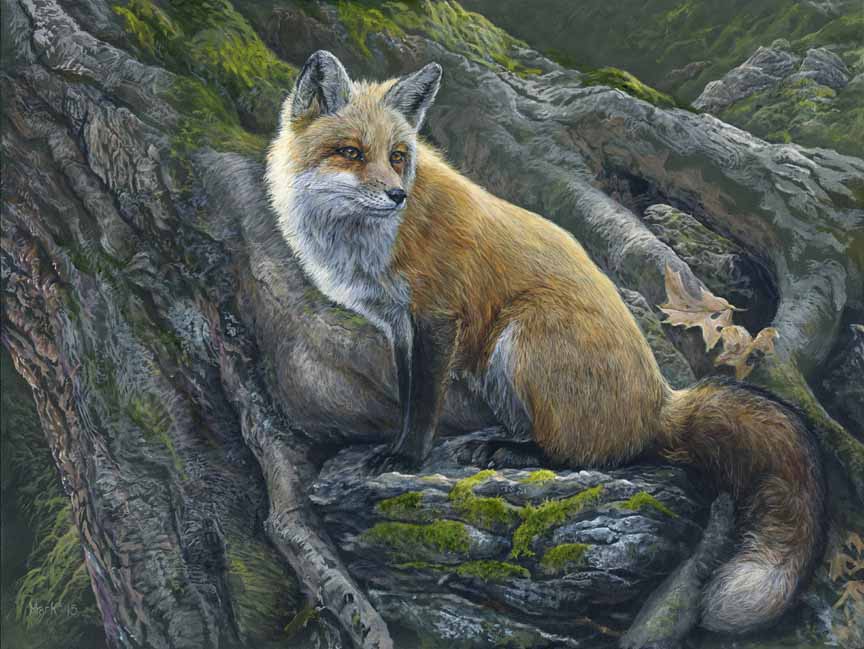 LMF – Ethereal Moss and Fox © Laura Mark-Finberg