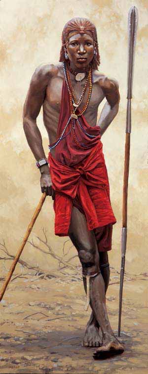 LS – Masai Guardian © Lindsay Scott