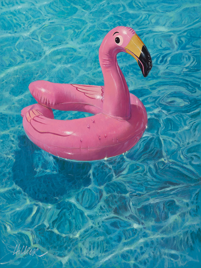 MH – Pink Flamingo Pool Ring © Matthew Hillier