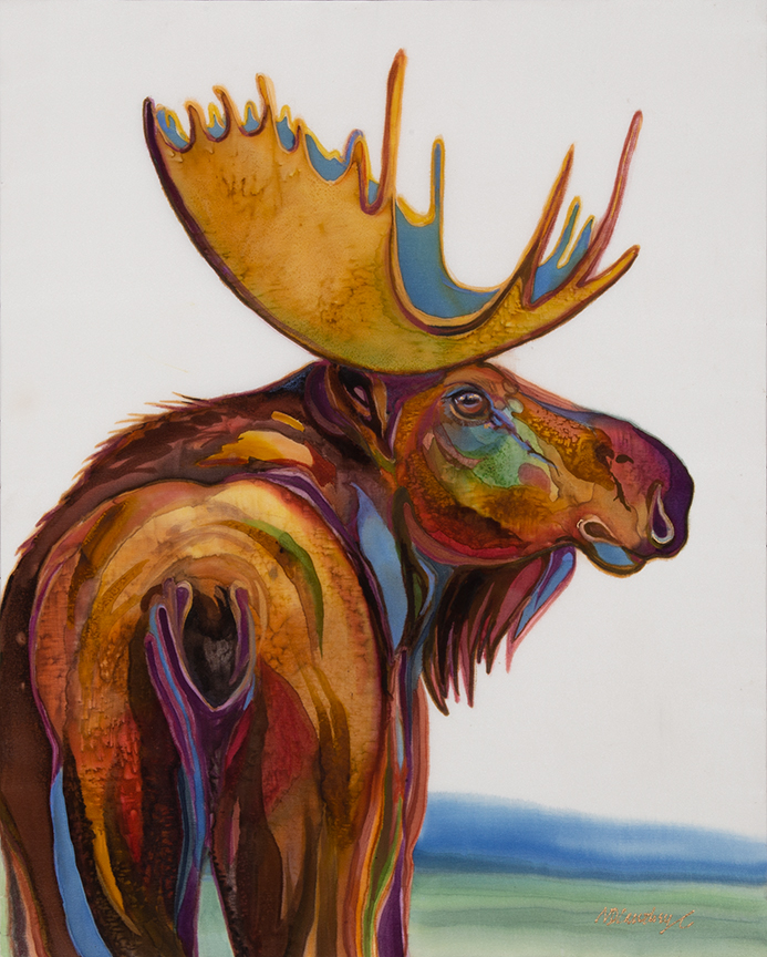 NDC – Big Sky Moose © Nancy Dunlop Cawdrey