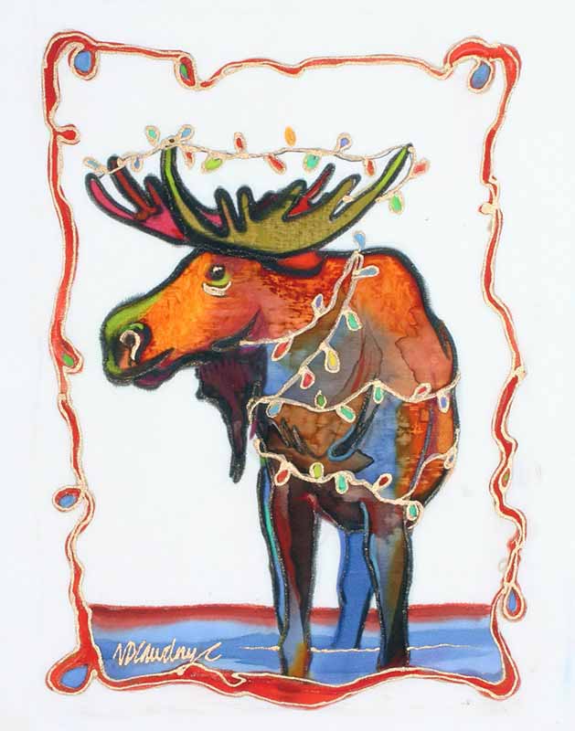 NDC – Christmas – Tangle Moose © Nancy Dunlop Cawdrey