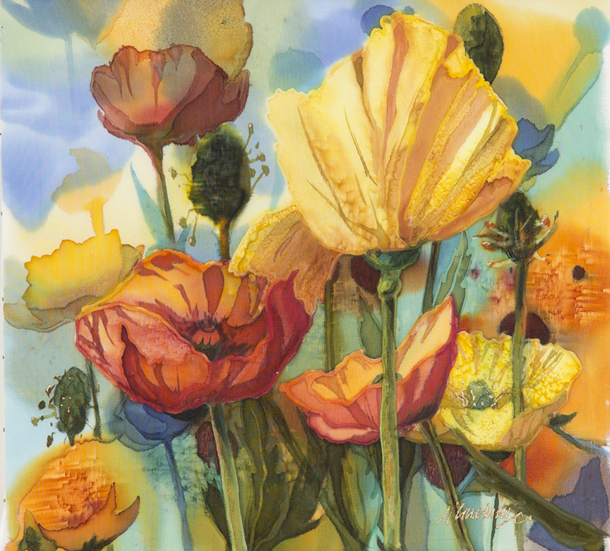 NDC – Eloises Poppies © Nancy Dunlop Cawdrey