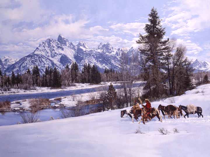 PC – Early Snow in the Tetons © Paul Calle