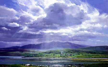 PE – Caragh Lake, Kerry by Peter Ellenshaw #1760 © Ellenshaw.com