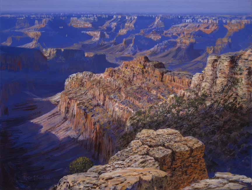 PE – Escalante Butte, Grand Canyon #2060 by Peter Ellenshaw © Ellenshaw.com
