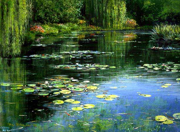 PE – Lily Pond – Giverney, France by Peter Ellenshaw #2073 © Ellenshaw.com