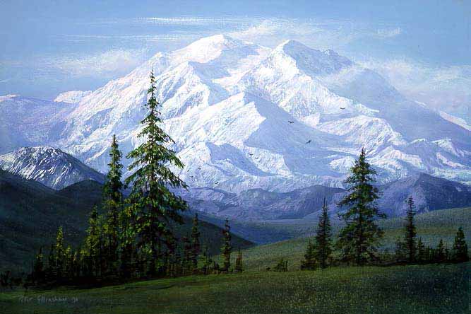 PE – Mt. McKinley Alaska by Peter Ellenshaw #2041 © Ellenshaw.com