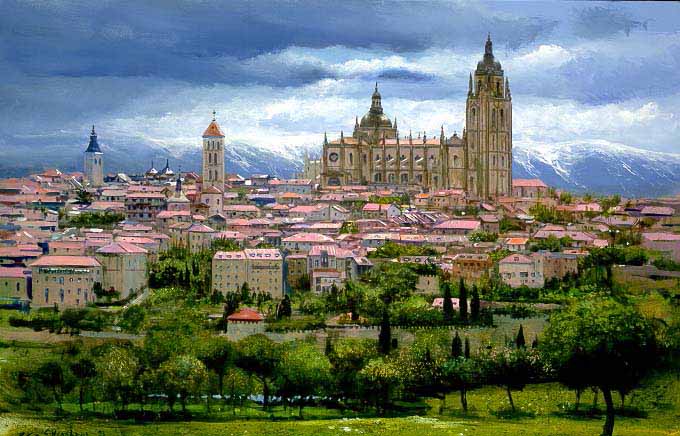 PE – Segovia Spain by Peter Ellenshaw #2094 © Ellenshaw.com