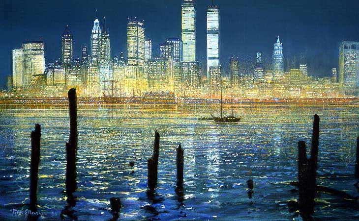 PE – The Glisten of New York by Peter Ellenshaw #2024 © Ellenshaw.com