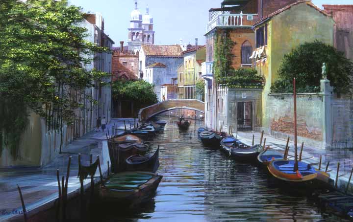 PE – Venice Canal Early Morning by 1735 Peter Ellenshaw © Ellenshaw.com