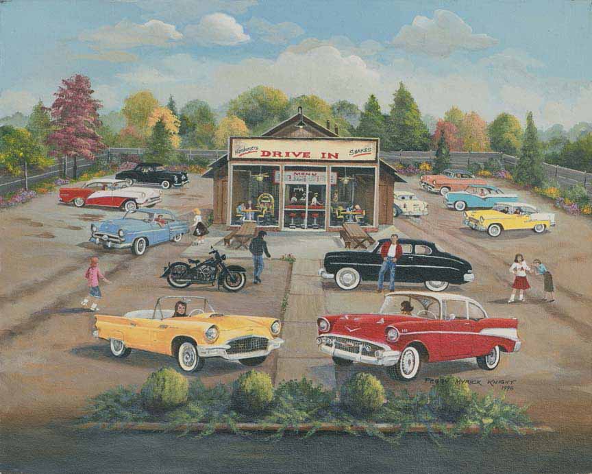 PMK – ’50s Drive-In by Peggy Myrick Knight © Southern Touch Crafters, LLC