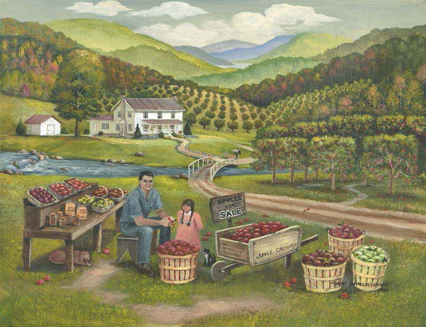 PMK – Apple Farm by Peggy Myrick Knight © Southern Touch Crafters, LLC