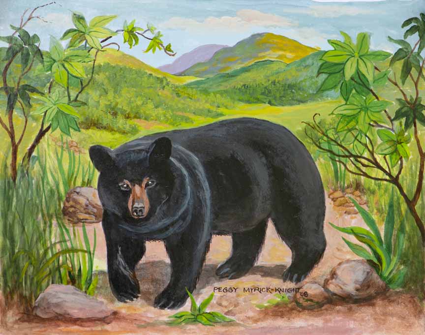 PMK – Black Bear by Peggy Myrick Knight © Southern Touch Crafters, LLC