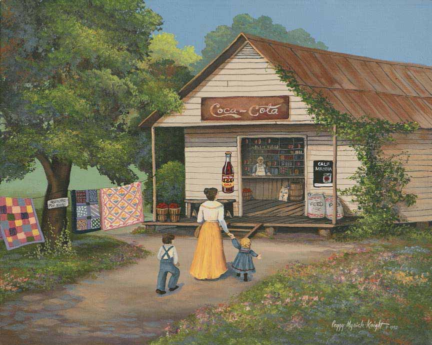 PMK – Going To The Store by Peggy Myrick Knight © Southern Touch Crafters, LLC
