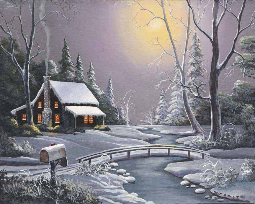 PMK – Moonlight Snow by Peggy Myrick Knight © Southern Touch Crafters, LLC