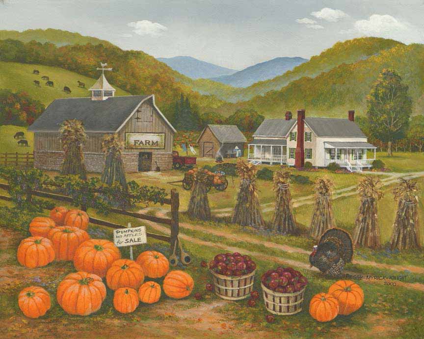 PMK – Pumpkin Farm by Peggy Myrick Knight © Southern Touch Crafters, LLC