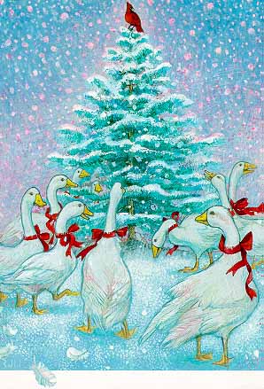 RJW – Christmas Geese © Richard Jesse Watson