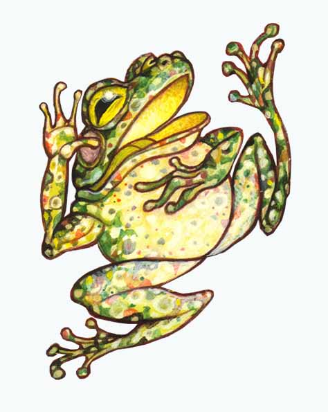 RJW – Dancing Frog © Richard Jesse Watson