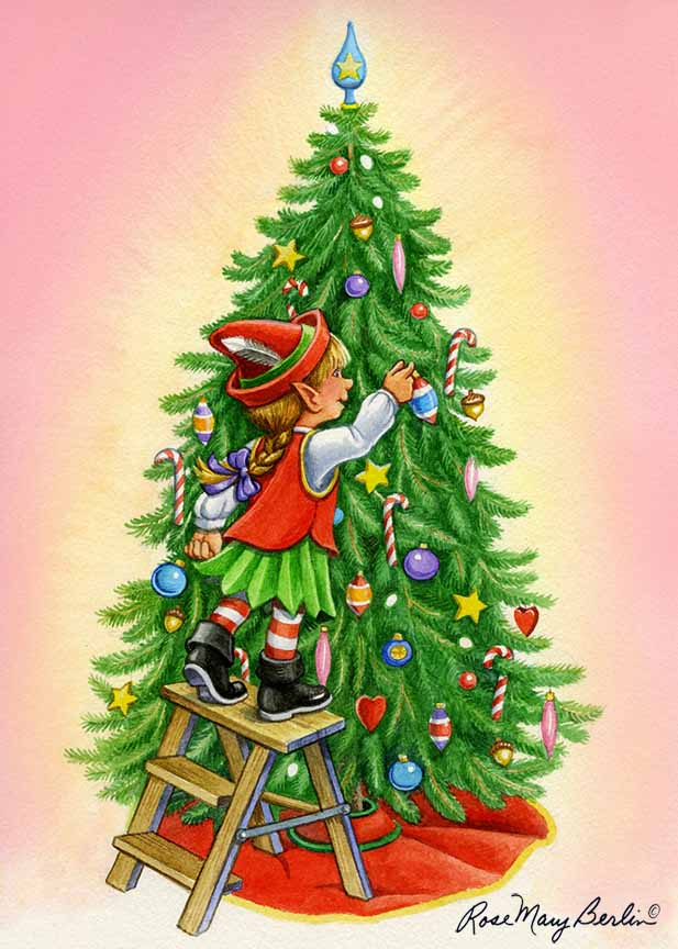 RMB – Christmas – Elf Tree © Rose Mary Berlin