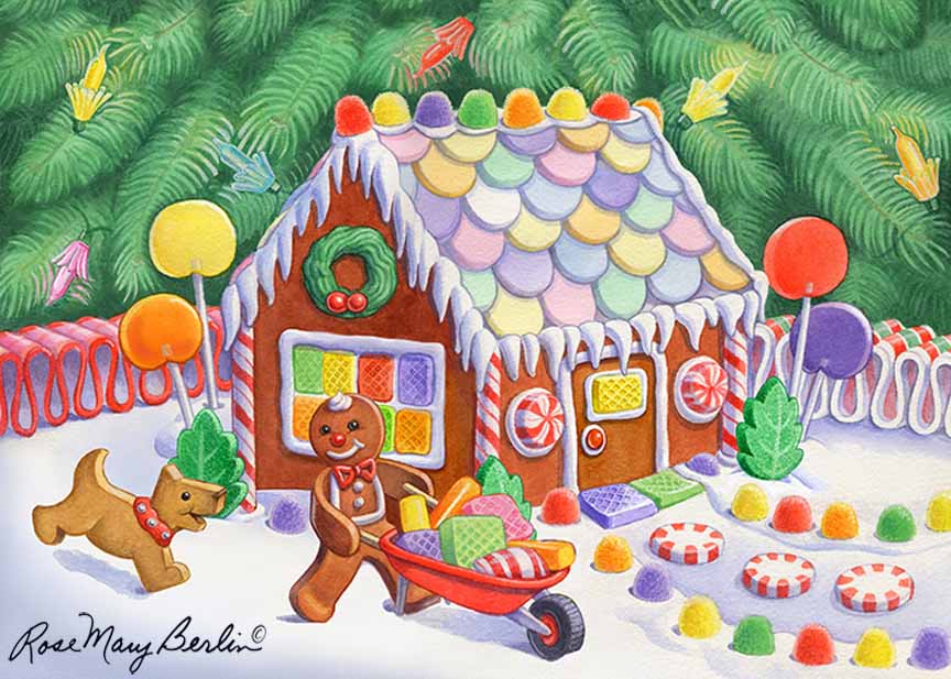 RMB – Christmas – Gingerbread House © Rose Mary Berlin