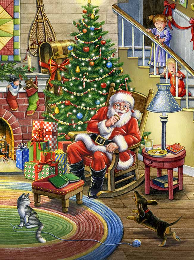 RMB – Christmas Magic with Santa (v) © Rose Mary Berlin
