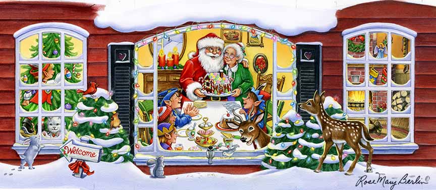 RMB – Christmas – Santa’s House 2 © Rose Mary Berlin
