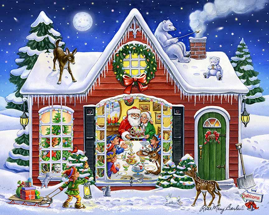 RMB – Christmas – Santa’s House © Rose Mary Berlin