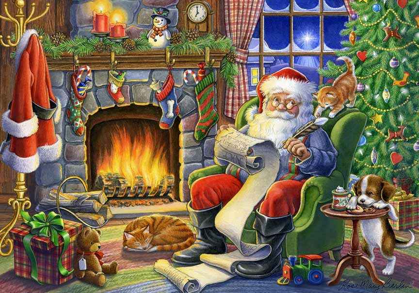 RMB – Christmas – Santa’s List © Rose Mary Berlin