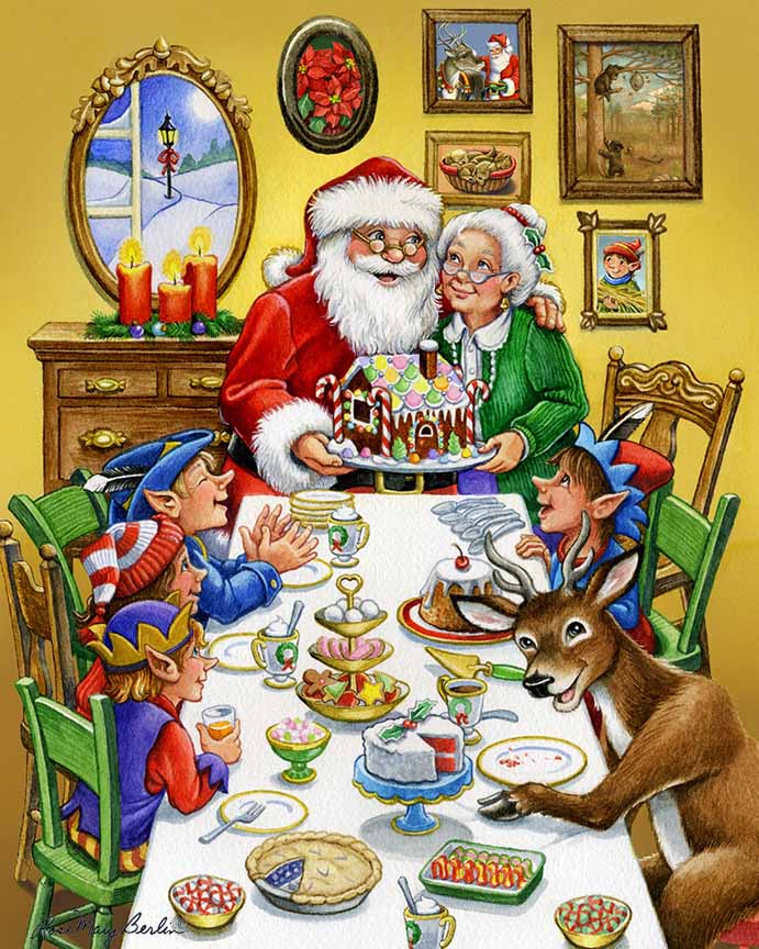 RMB – Christmas – Santa’s Table © Rose Mary Berlin